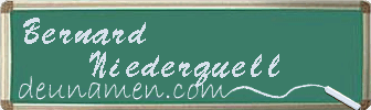 Bernard Niederquell Visitenkarte